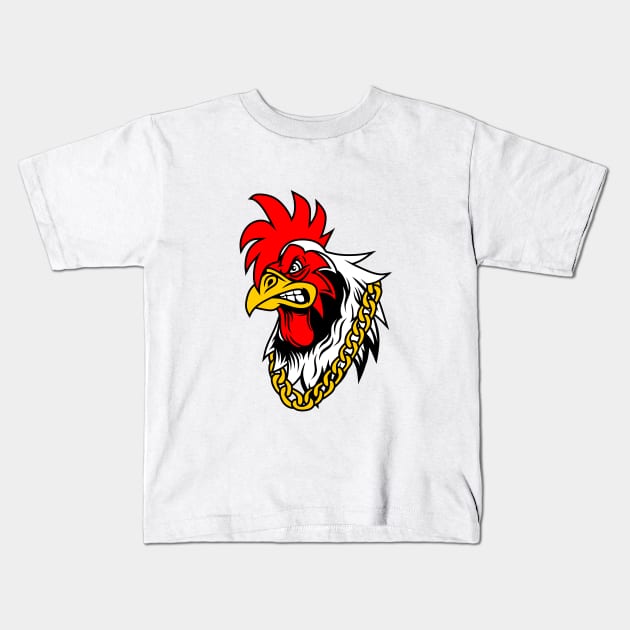 ROOSTER Kids T-Shirt by damarhere